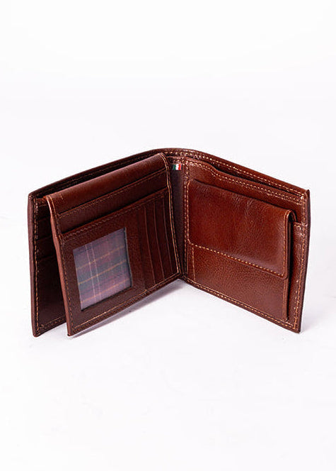 FERROW wallet brown full-grain leather