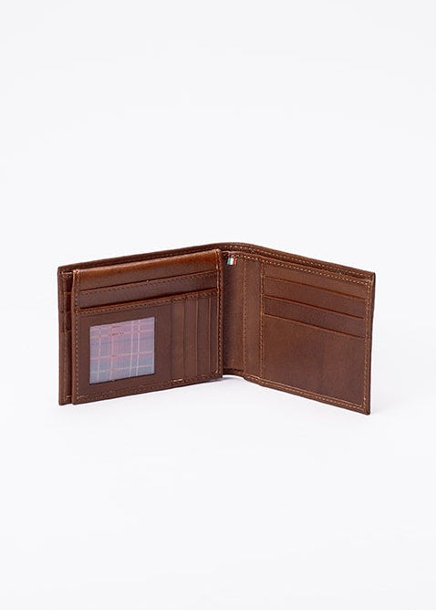 FERROW wallet brown full-grain leather
