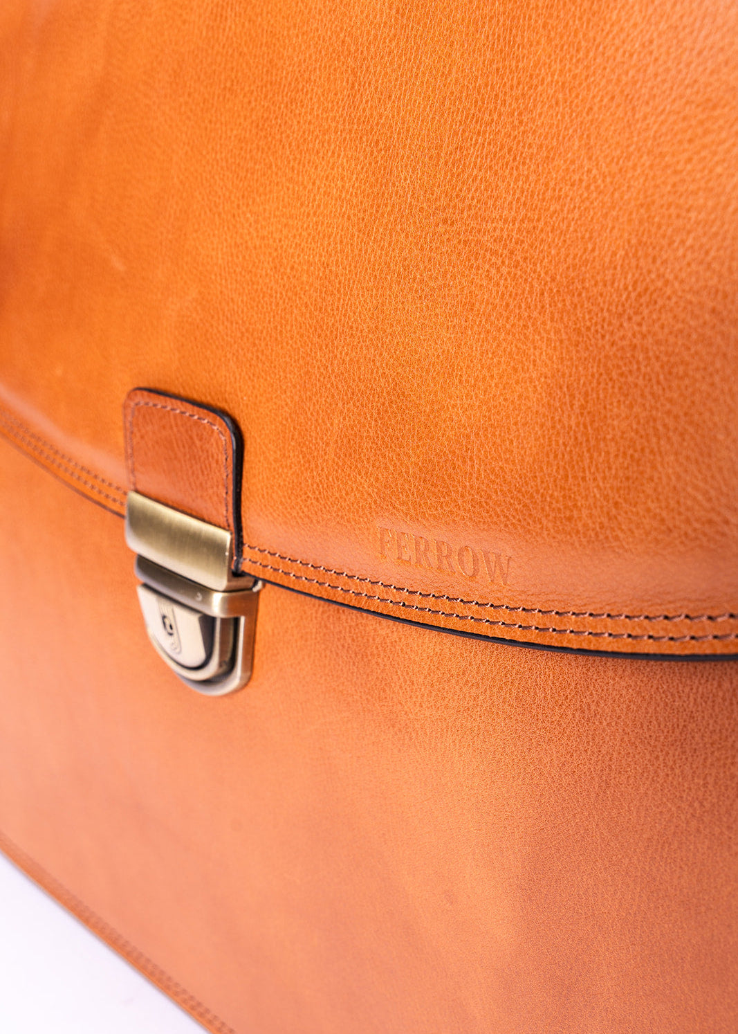 FERROW briefcase colonial full-grain leather