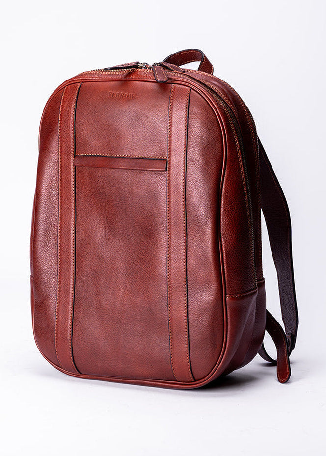 FERROW backpack mahogany full-grain calfskin