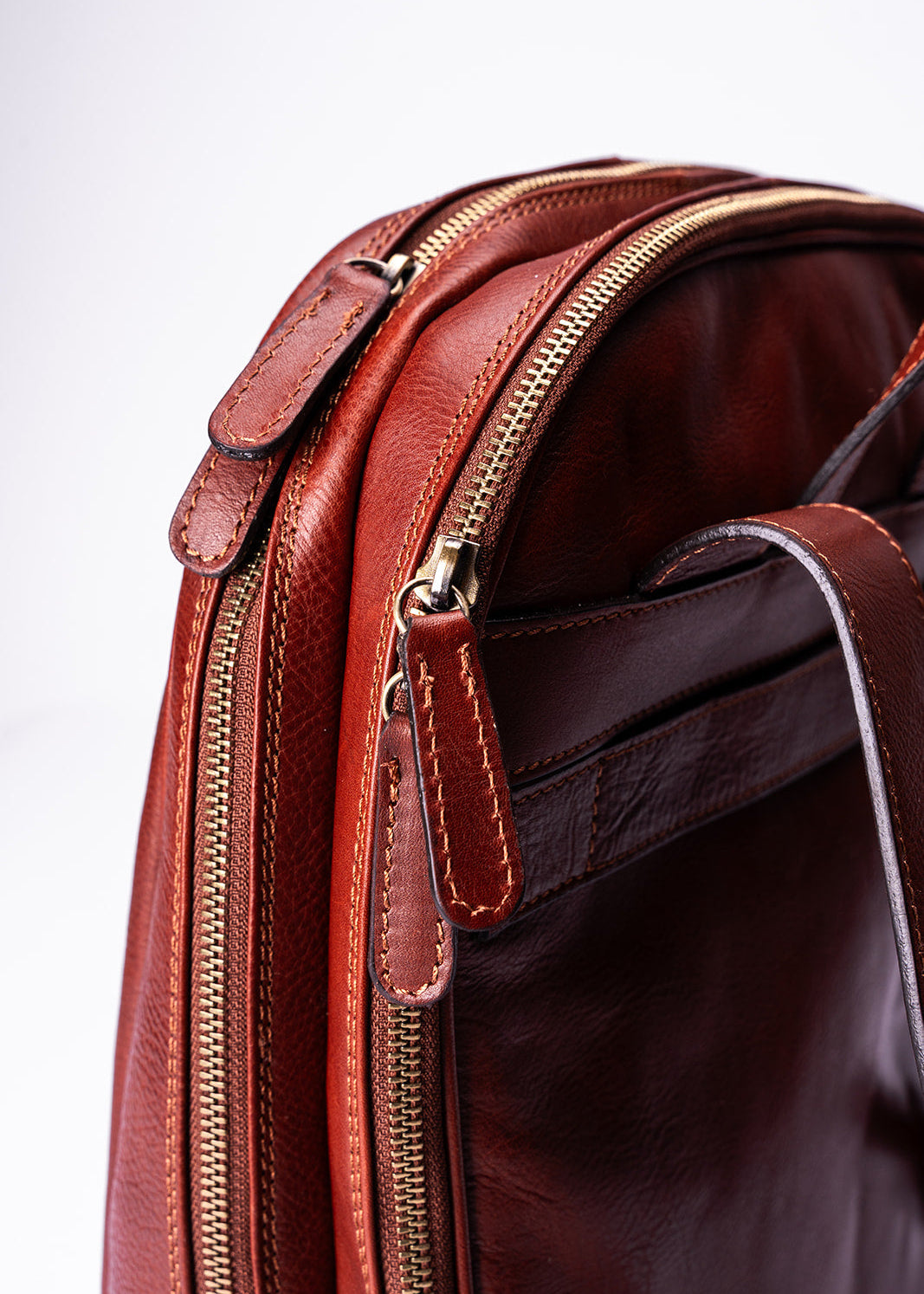 FERROW backpack mahogany full-grain calfskin