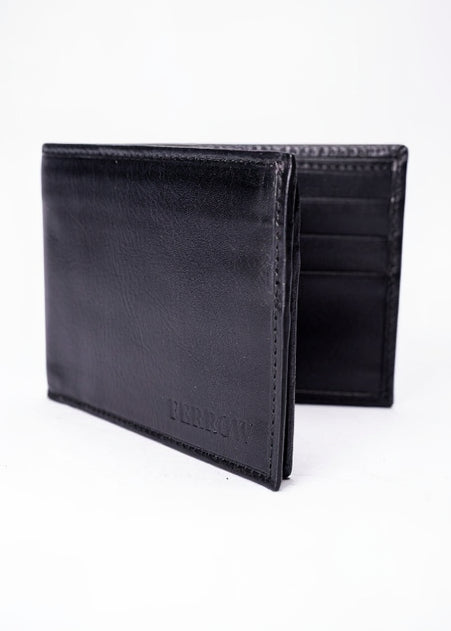 FERROW wallet black full-grain leather
