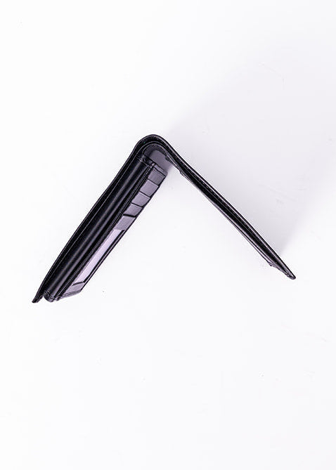 FERROW wallet black full-grain leather