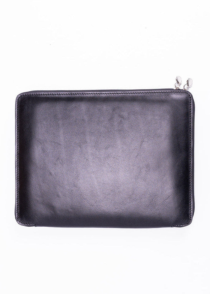 FERROW folio black full-grain calfskin