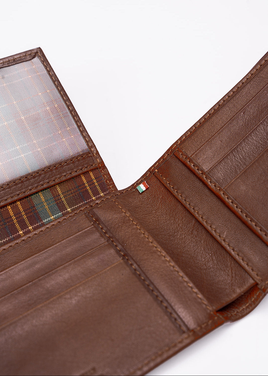 FERROW wallet brown full-grain leather