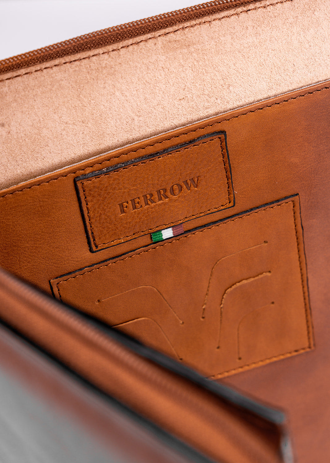 FERROW folio colonial full-grain calfskin