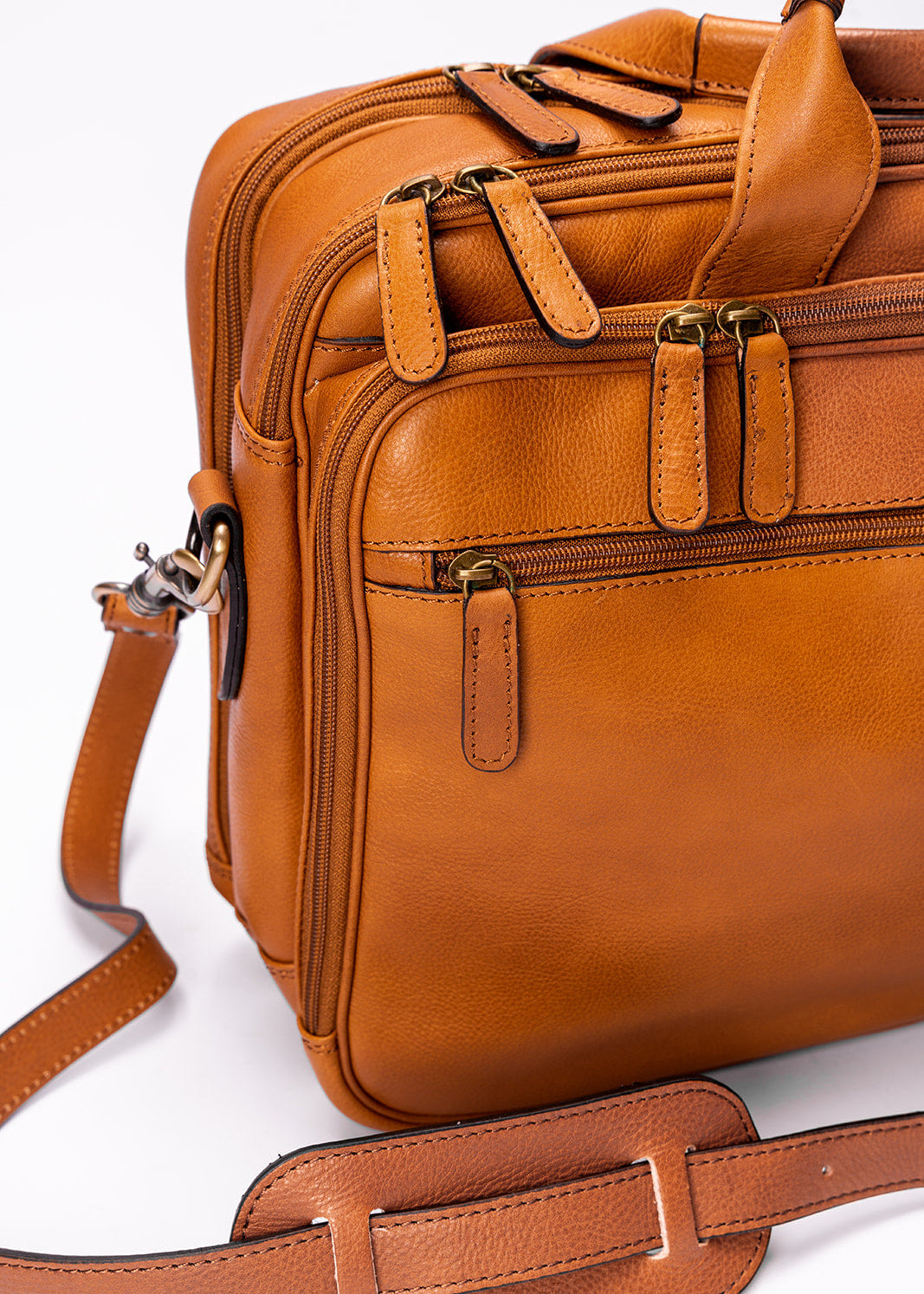 FERROW briefcase colonial full-grain leather