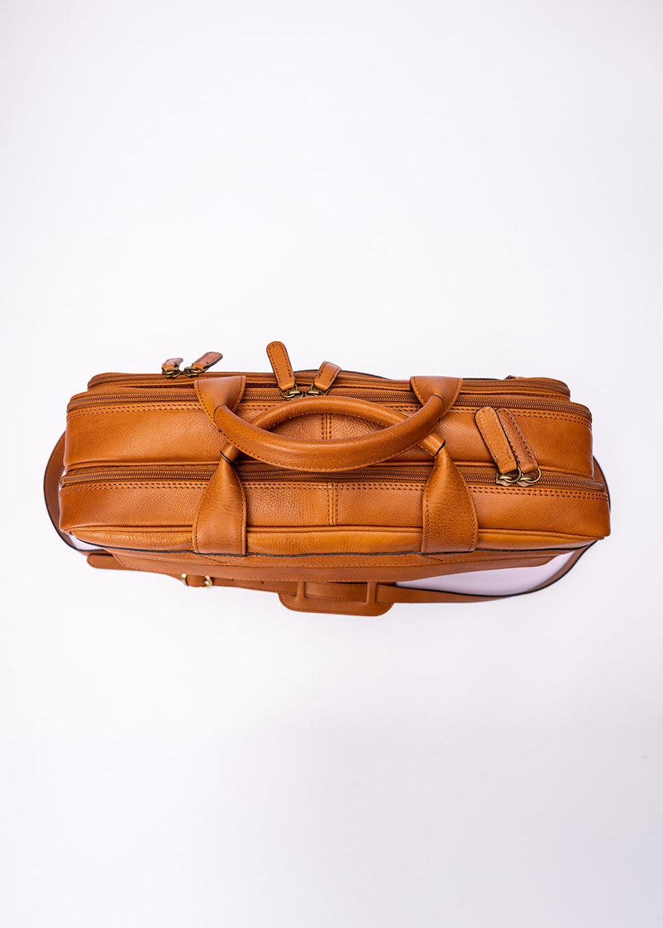FERROW briefcase colonial full-grain leather