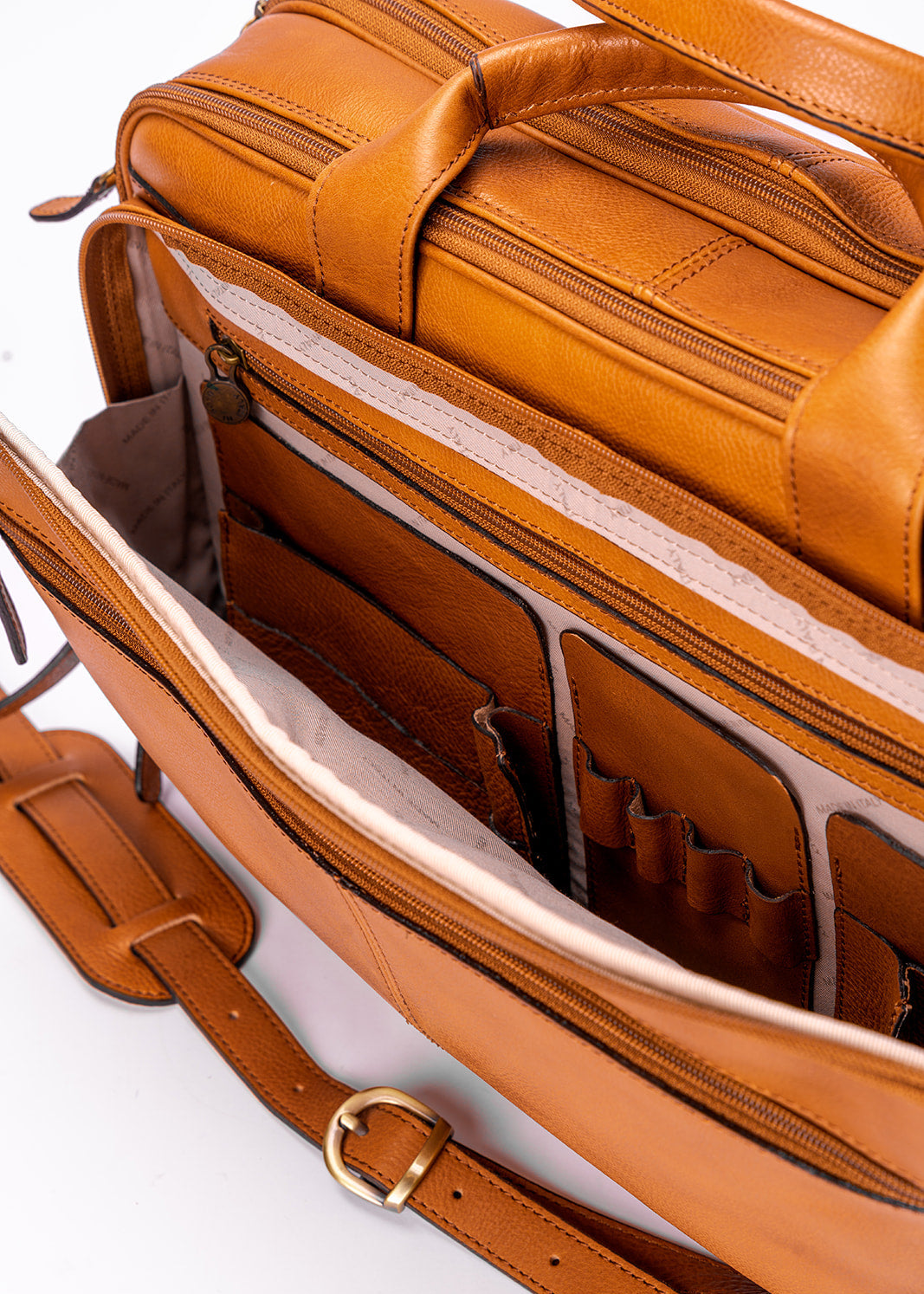 FERROW briefcase colonial full-grain leather