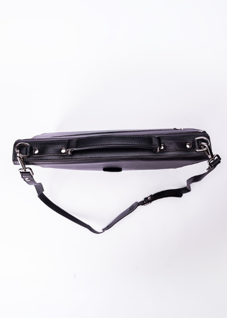FERROW briefcase black full-grain leather