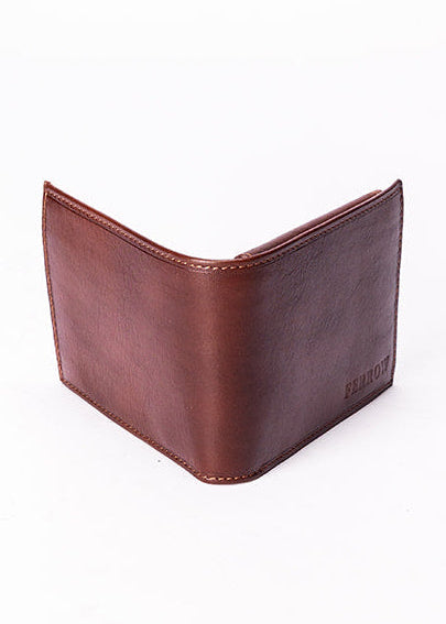 FERROW wallet brown full-grain leather