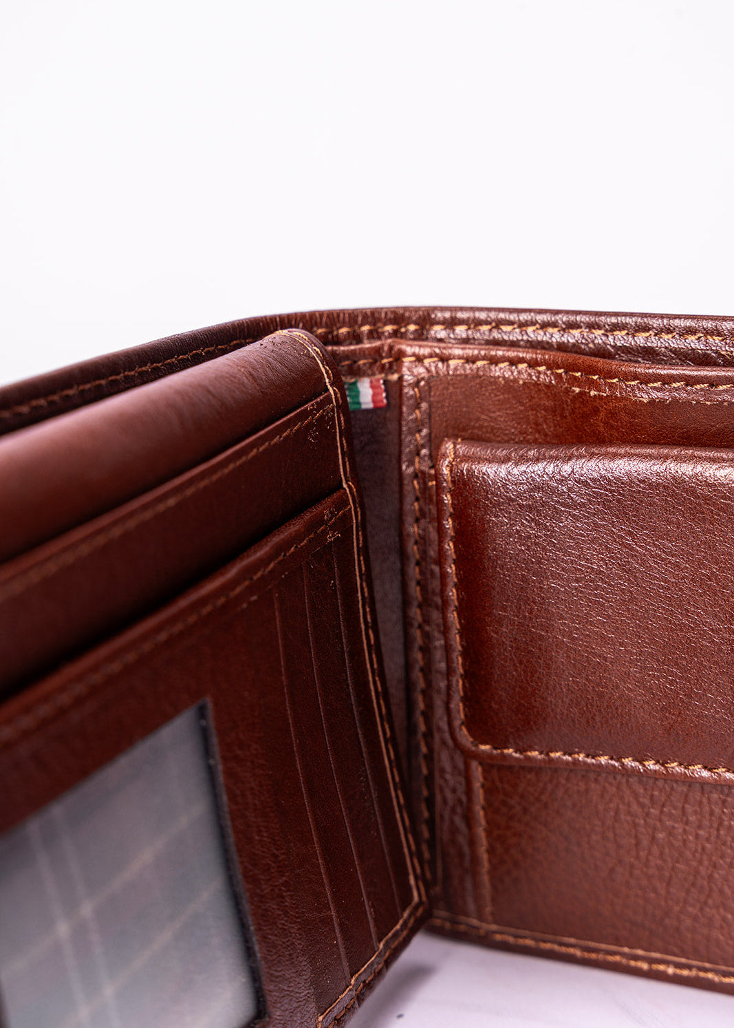 FERROW wallet brown full-grain leather