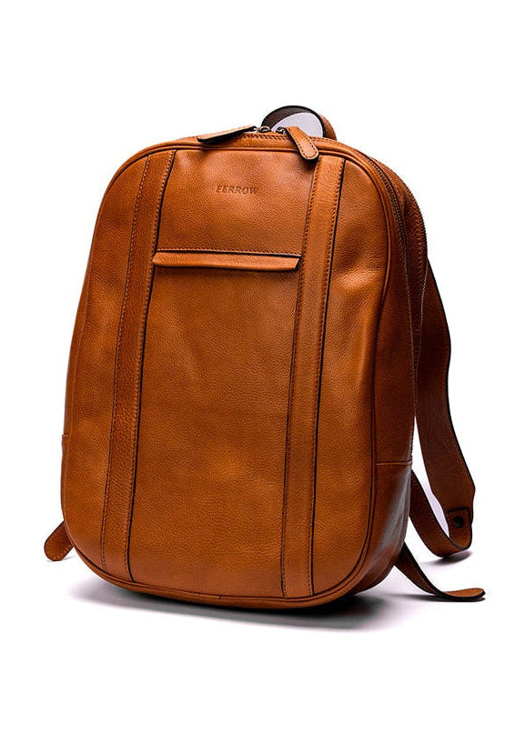 FERROW backpack gold full-grain calfskin