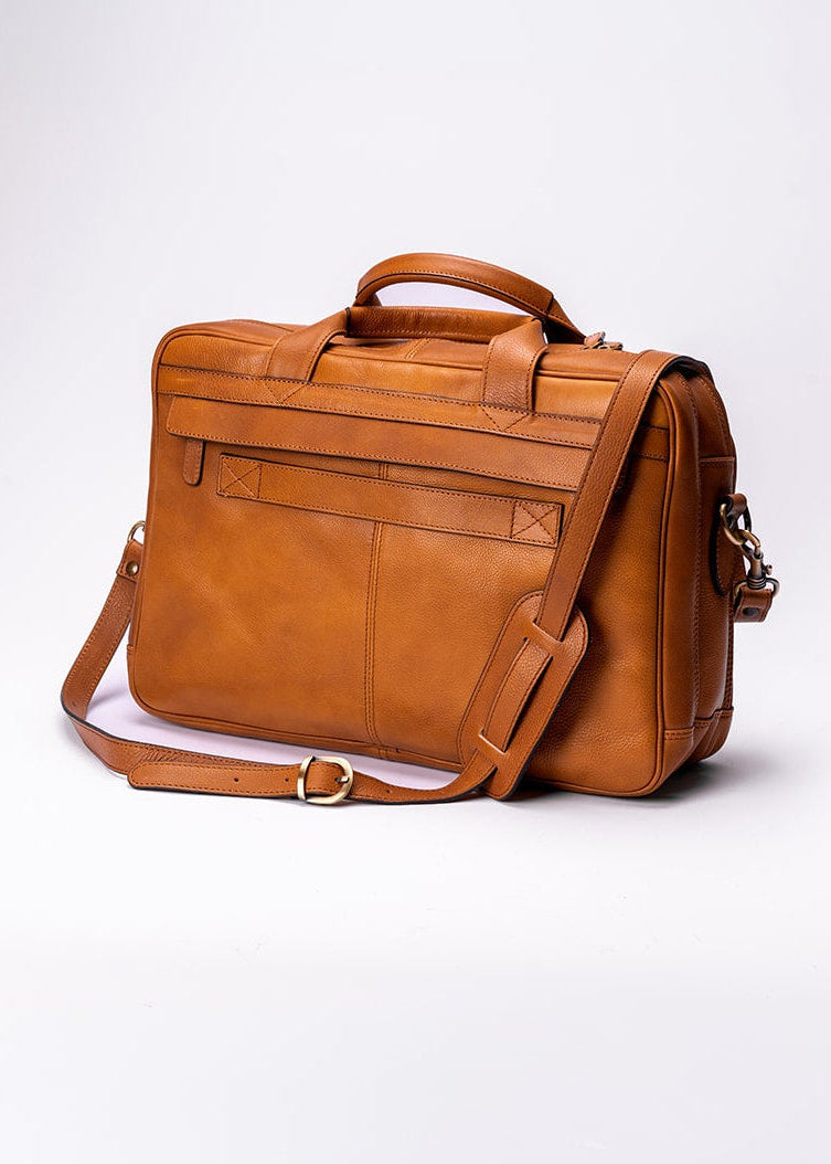 FERROW briefcase colonial full-grain leather