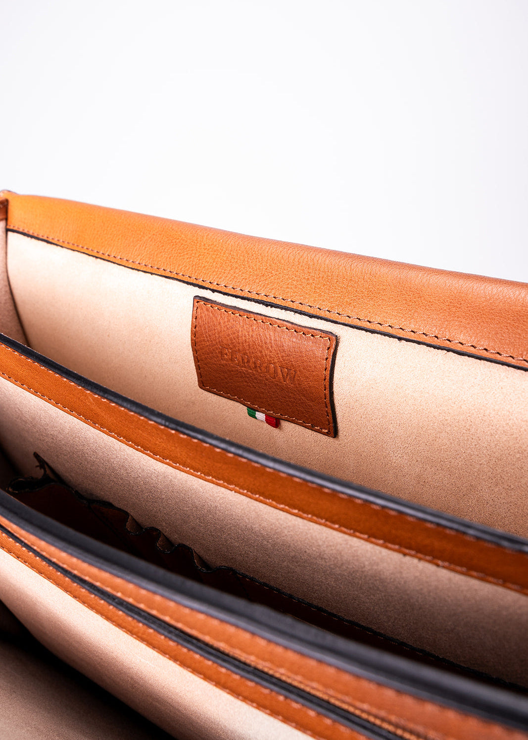 FERROW briefcase colonial full-grain leather