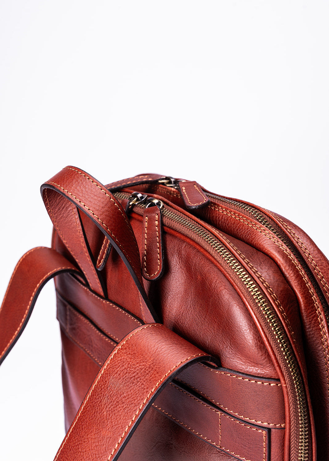 FERROW backpack mahogany full-grain calfskin