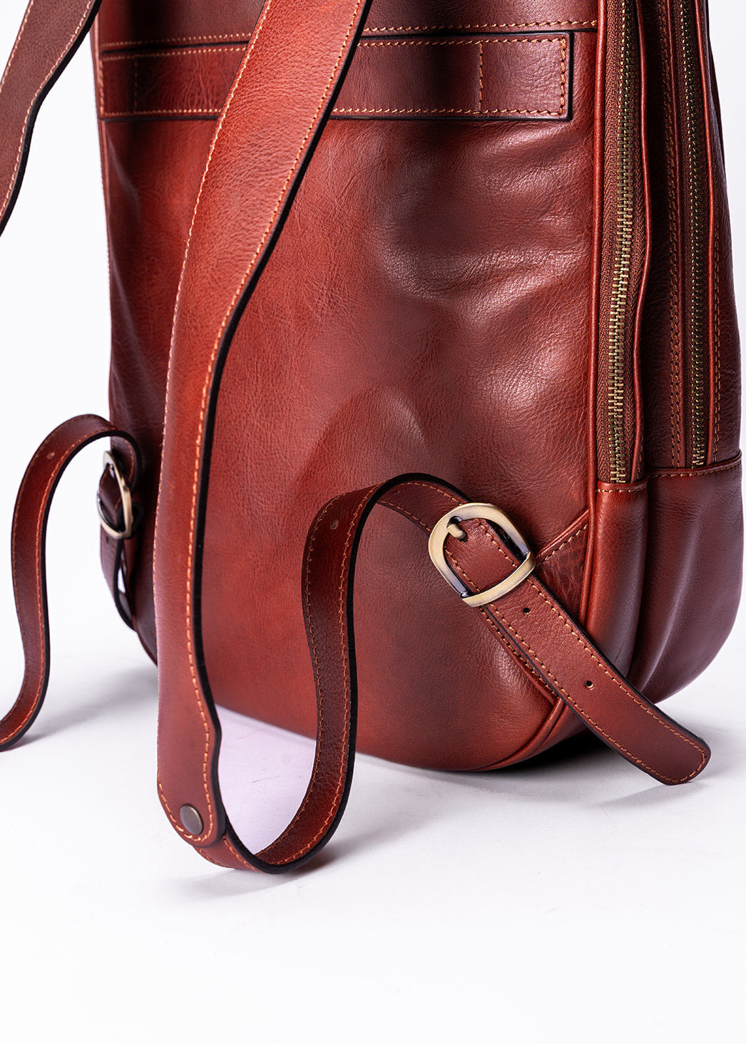 FERROW backpack mahogany full-grain calfskin