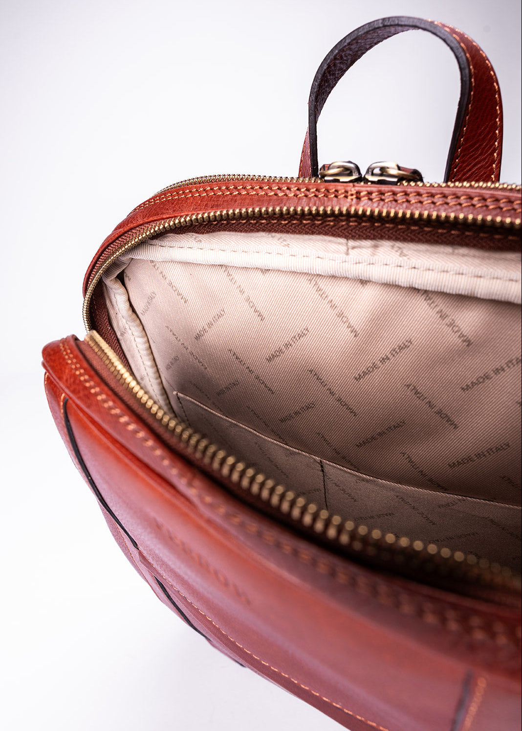 FERROW backpack mahogany full-grain calfskin