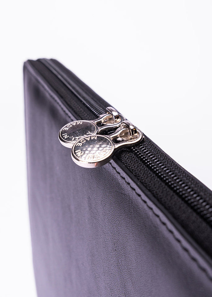 FERROW folio black full-grain calfskin