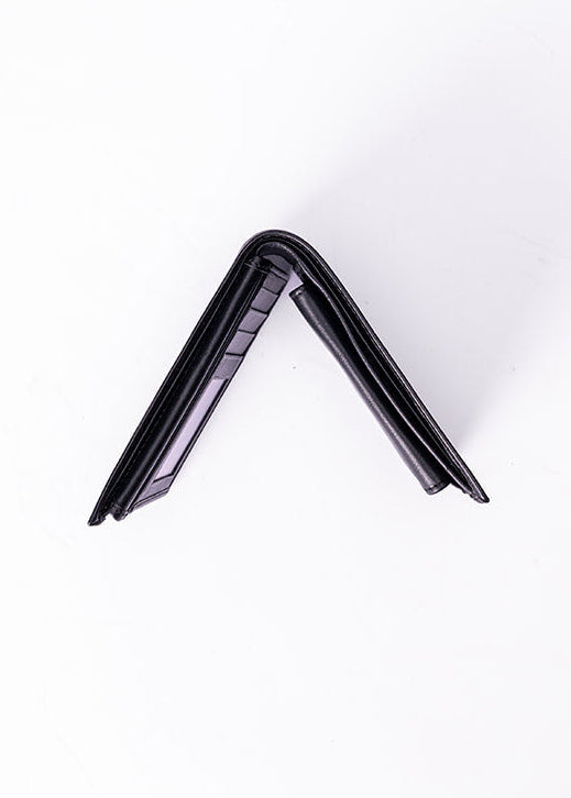 FERROW wallet black full-grain leather