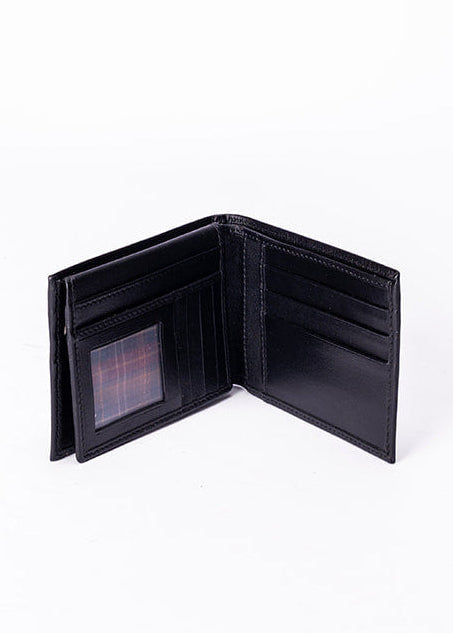 FERROW wallet black full-grain leather