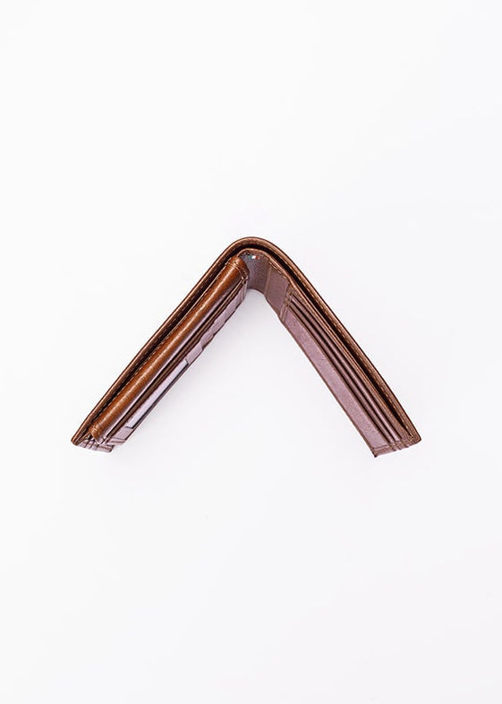 FERROW wallet brown full-grain leather