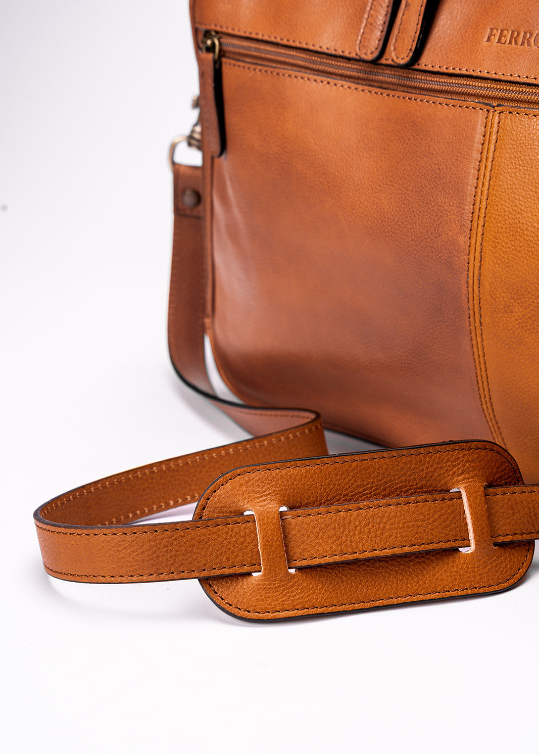 FERROW briefcase colonial full-grain leather