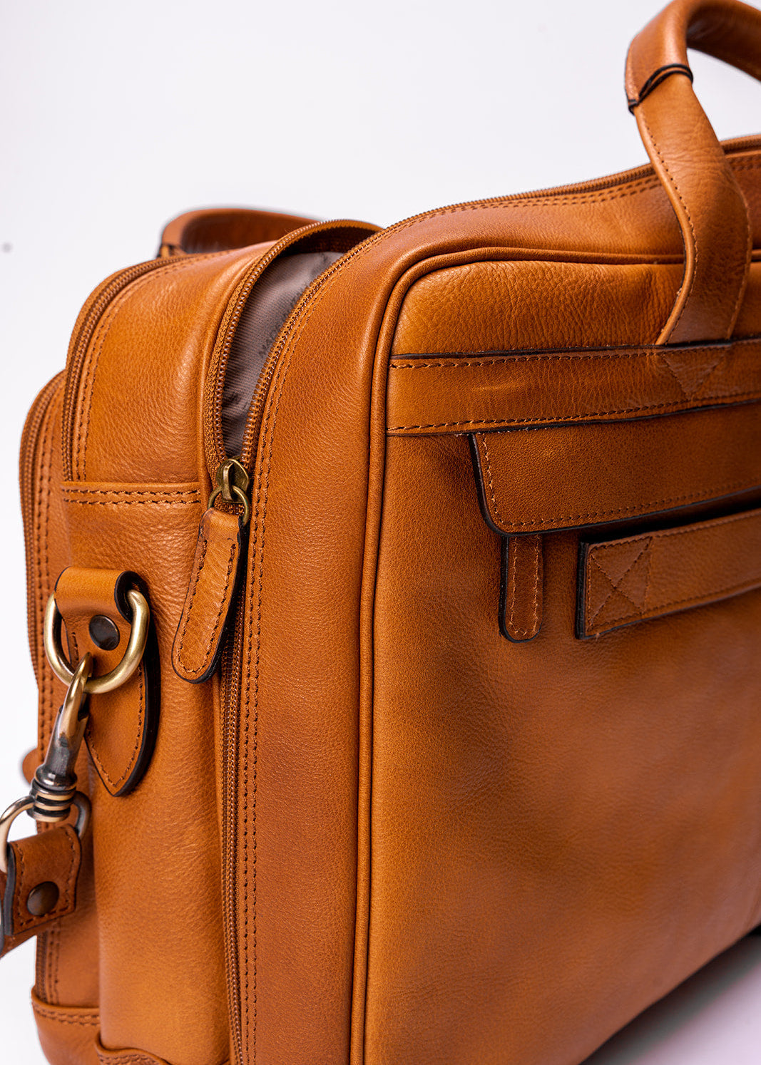 FERROW briefcase colonial full-grain leather